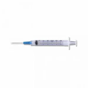 3mL | 25G x 1" - BD 309581 Luer-Lok™ Syringes with PrecisionGlide™ Needle