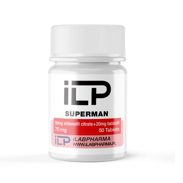 iLABPharma Poland -  Supermans 70mg (50mg Viagra, 20mg Cialis) x 50 QTY