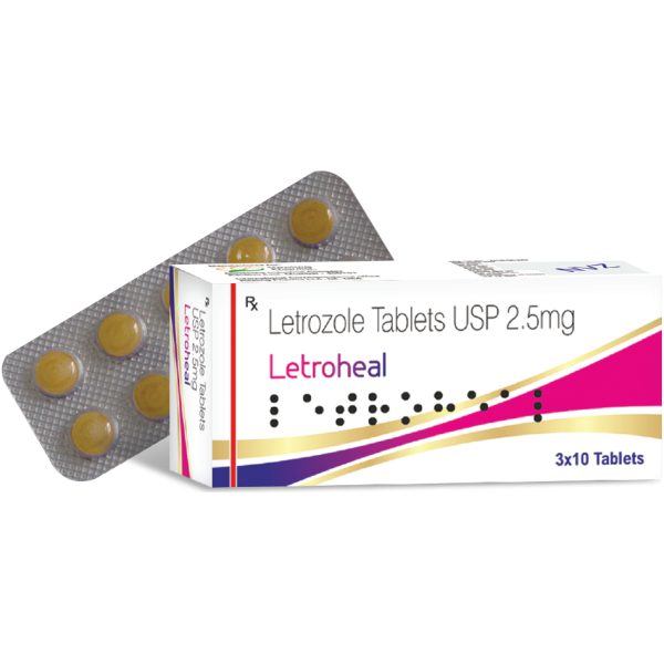 Letroheal 2.5mg (Letrozole) x 60 tablets [blister packs] [2 box]