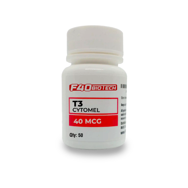 Cytomel (T3) 40 mcg x Bottle of 50 tablets - F-40 Biotech Germany (limited stock)