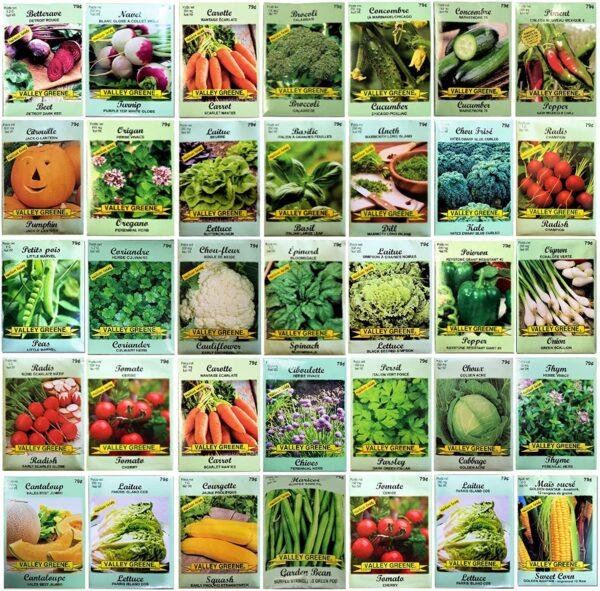 assorted Vegetable & Herb seeds