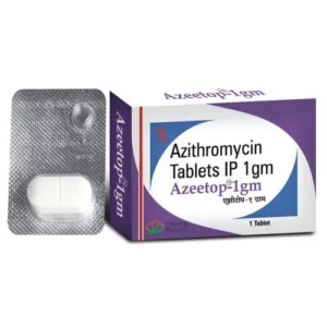 AZITHROMYCIN 1000MG ANTI-BIOTIC Chlamydia cure 1 tablet