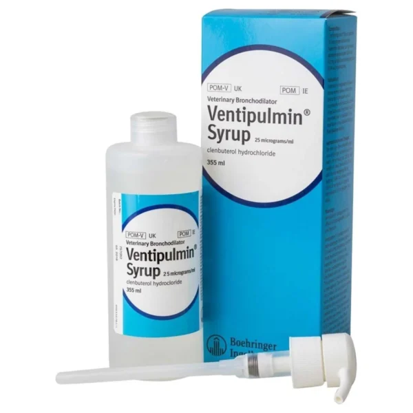 Ventipulmin Syrup 25 mcg/ml 335ml [CLEN SYRUP LIQUID PUMP] ++ 3CC DOSE SYRINGE [NO TIP] - recent expired