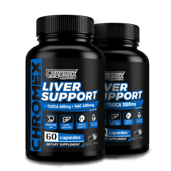 COMBO 2 PACK = ON CYCLE LIVER SUPPORT CANADA - TUDCA-NAC BLEND  600mg TUDCA/ 400MG NAC-Liver + TUDCA 1000mg -2 PACK COMBO - A MUST FOR ANY ORAL STEROID USER!