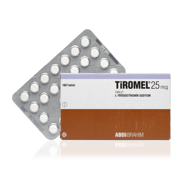 Abdi Ibrahim Pharma, Turkey Cytomel T3 25mcg Qty:100