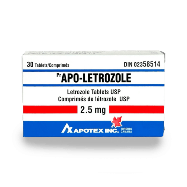 Letrozole 2.5mg x 30 - APO (anti estrogen)