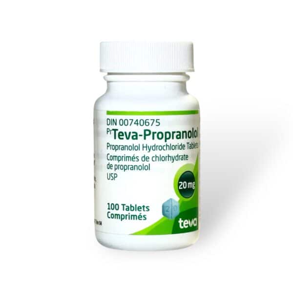 Teva Propranolol [blood pressure] 20mg x 100