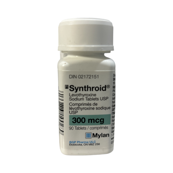 Mylan Synthroid T4 300mcg x 90