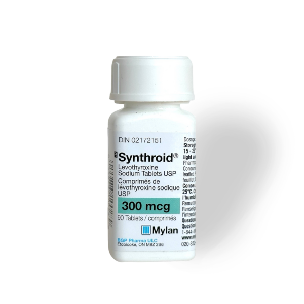 Synthroid T4 300mcg x 90 - Mylan