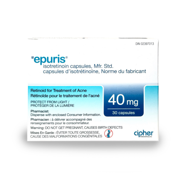 Epuris  acne treatment 40mg x 30