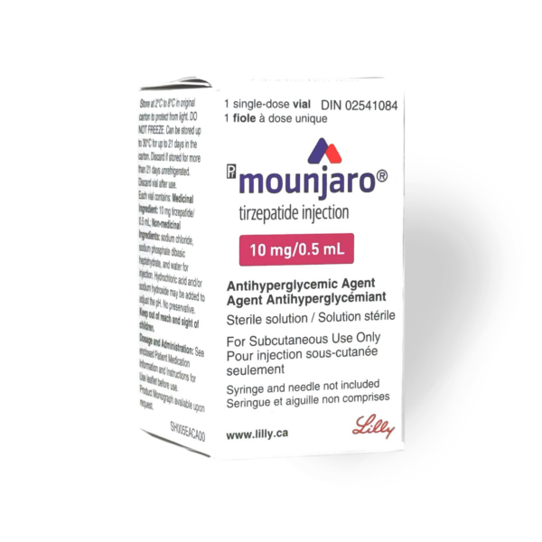 Tirzepatide injection (Mounjaro) 10mg PHARMACY BOTTLE