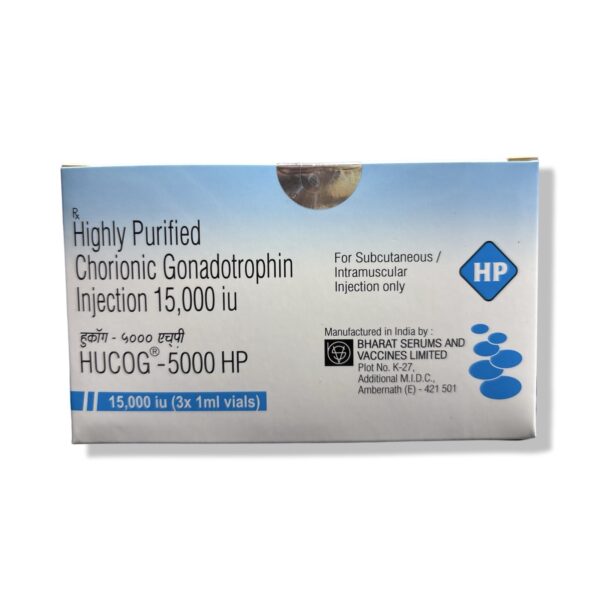 HCG - 15,000IU [3X 5000IU  VIALS]