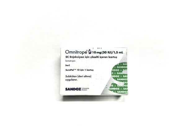 Omnitrope Somatropin 30IU (10mg) 1 Cartridge